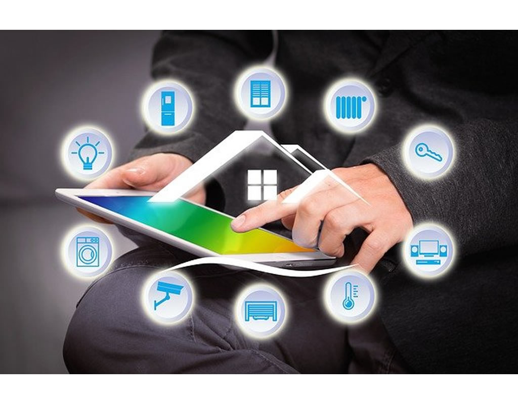 application de domotique sur une tablette